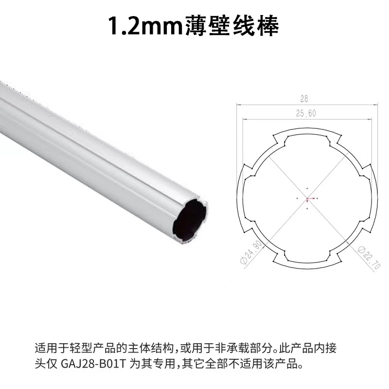 第三代精益管-1.2mm薄壁線(xiàn)棒
